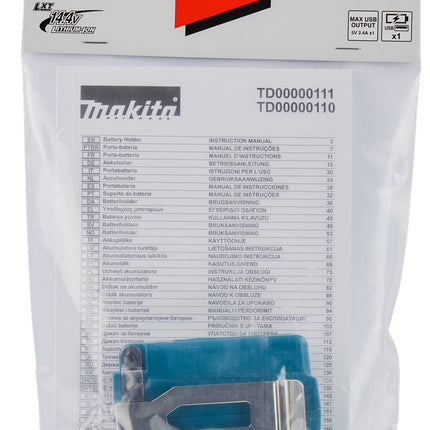 Makita Jasadapter LXT USB Adapter Verwarmde Jas/vest/deken – TD00000111