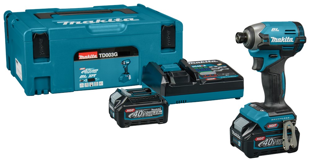 Makita TD003GD201 40V Max Slagschroevendraaier