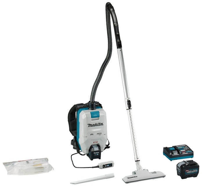 Makita VC008GL201 40V Max Rugstofzuiger voor Schoonmaak