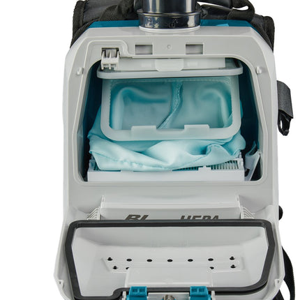 Makita VC008GL201 40V Max Rugstofzuiger voor Schoonmaak