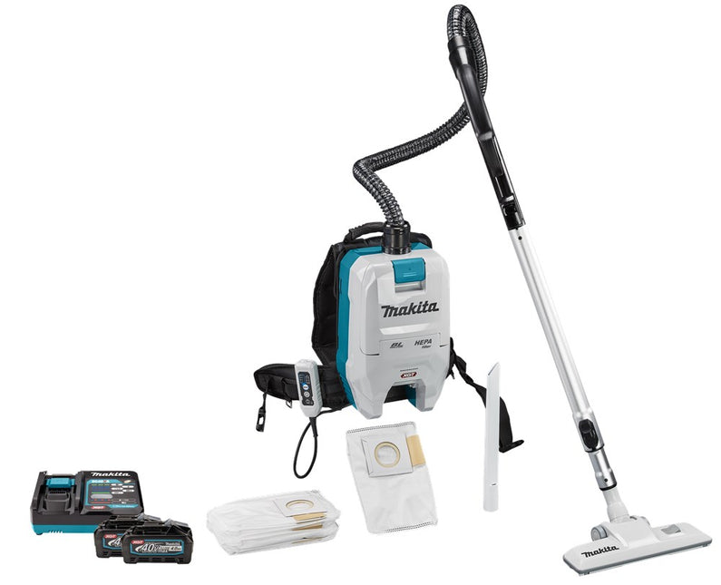 Makita VC008GM201 40V Max Rugstofzuiger voor Schoonmaak