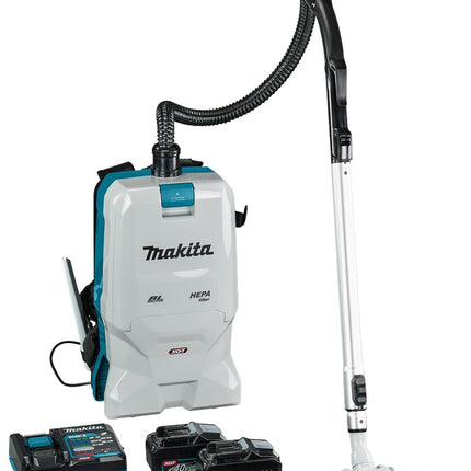 MAKITA VC011GL2NL1 RUGSTOFZUIGER 40V MAX8,0 AH ACCU (2 ST), SNELLADER