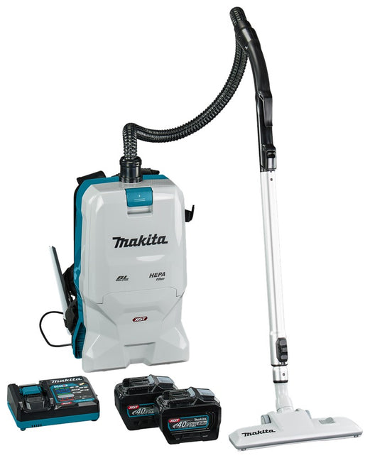 MAKITA VC011GL2NL1 RUGSTOFZUIGER 40V MAX8,0 AH ACCU (2 ST), SNELLADER