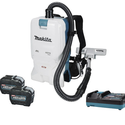 MAKITA VC011GL2NL1 RUGSTOFZUIGER 40V MAX8,0 AH ACCU (2 ST), SNELLADER