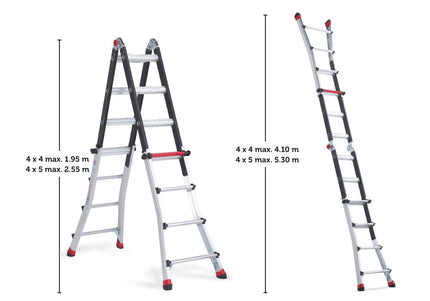 Varitrex Teleprof hoogtes