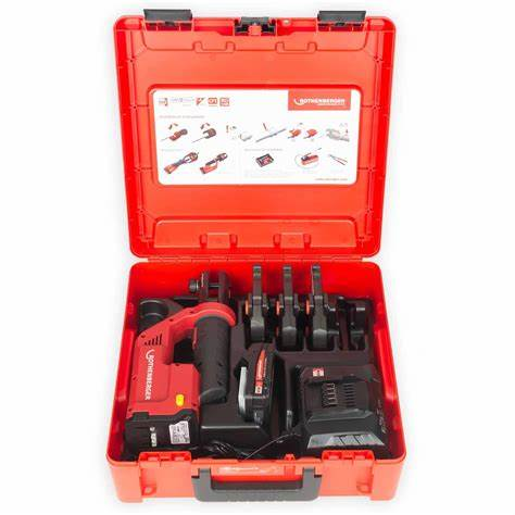 Rothenberger Romax Compact III Accu-Persmachineset SV15‑22‑28 18V 2Ah – 1000004275