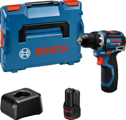 Bosch GSR 12V-32 SOLO ACCUSCHROEFBOORMACHINE  L-BOXX - 2X GBA 12V 2,0 Ah