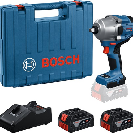 Bosch GDS 18V-780 ACCU SLAGMOERAANZETTER      L-BOXX - 2X GBA 18V 5,0 AH
