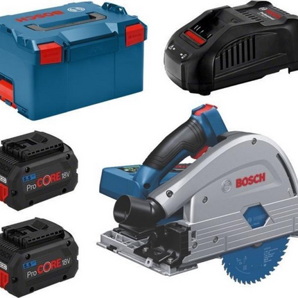BOSCH GKT 18V-52 GC + 2X 18V 5,5AH      + GAL 1880 C INVALCIRKELZAAG