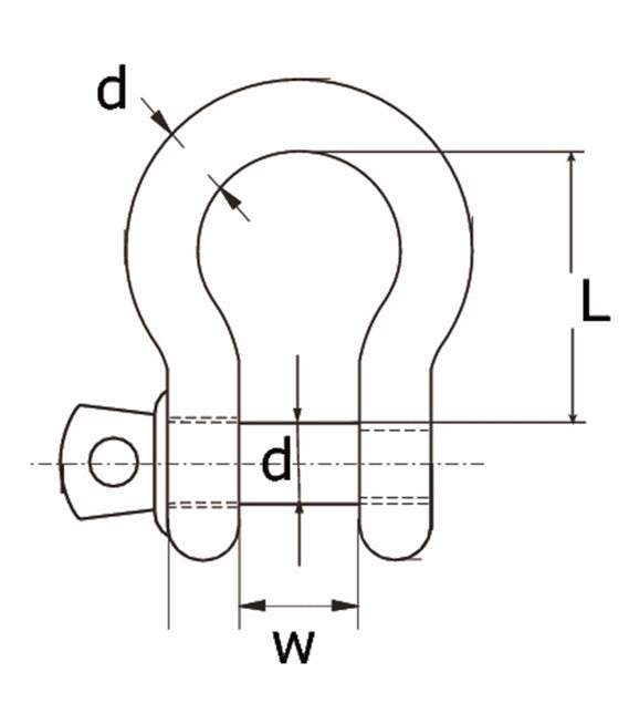 Lijntekening DX harpsluiting
