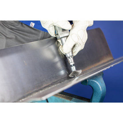 Afbeelding PFERD TOOLS penseelborstels ongetordeerd op stift