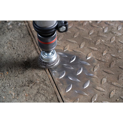 Afbeelding PFERD TOOLS komborstel, ongetordeerd, universeel voor boormachine, op stift POS TBU 50/6 ST 0,30 UNIVERSAL (1)