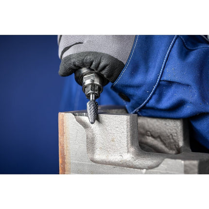 Afbeelding PFERD TOOLS set hardmetalen stiftfrezen voor hoogrendement, vertanding allround hc-fep SET 1414 ALLROUND 3TLG HC-FEP
