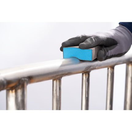 Afbeelding PFERD TOOLS schuurvellenset linnen blauw SET ASP 69x98x26 4S