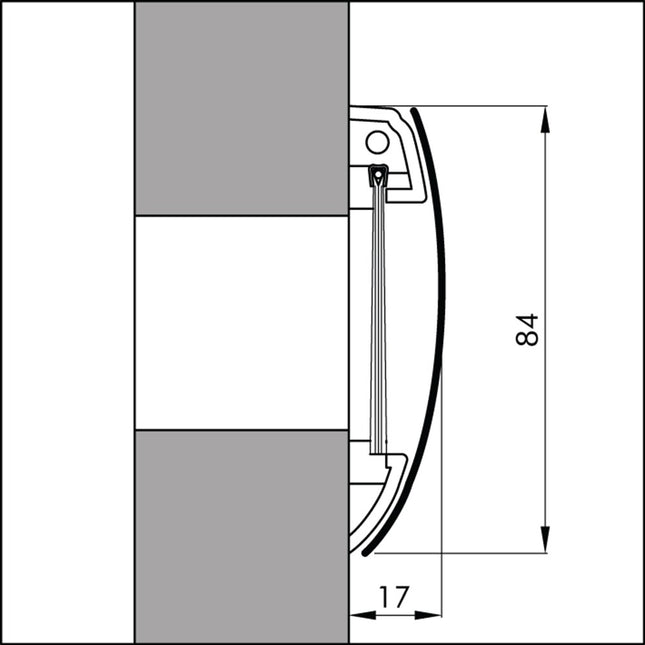 Ellen Brievenbus Tochtafsluiter met Haarborstelrij 81040-RVS – GS1200420