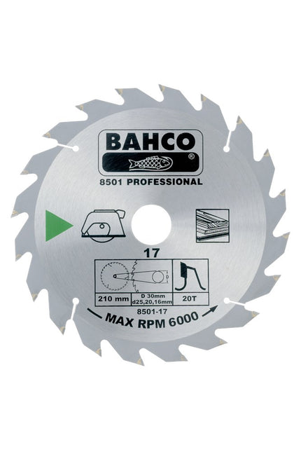 Bahco Cirkelzaag Hout 400X30mm 40T – 8501-40