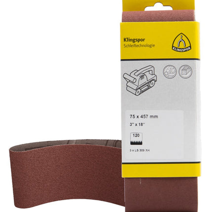 Schuurband 100X610mm P120 - 3st – 1514637