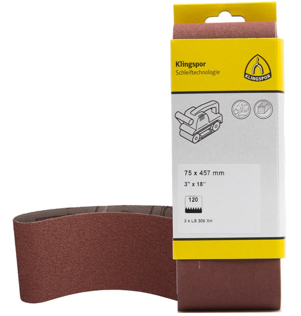 Schuurband 100X610mm P120 - 3st – 1514637