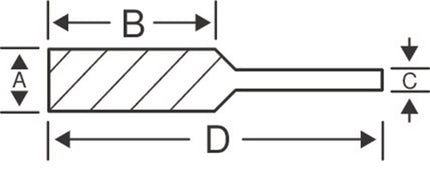 Bahco Stiftfrees CYL MED 6mm – A0616M06