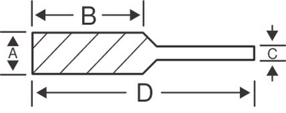 Bahco Stiftfrees CYL Rond ALU 12mm – C1225AL06