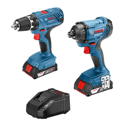 Bosch Combipack 18V GSR + GDR Accu toolkit in L-Boxx