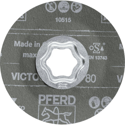 Afbeelding PFERD TOOLS combiclick-fiberschijven CC-FS 100 VICTOGRAIN-COOL 80