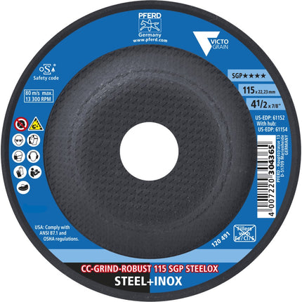Afbeelding PFERD TOOLS cc-grind robust sgp steelox ???? CC-GRIND ROBUST 115 SGP STEELOX