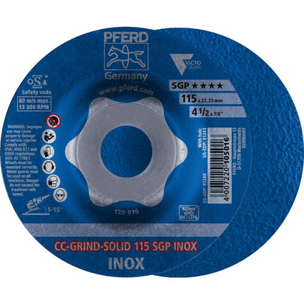 Afbeelding PFERD TOOLS afbraamschijf ergonomisch CC-GRIND-SOLID SGP