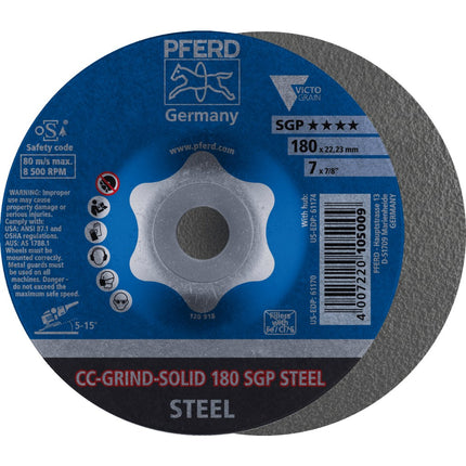 Afbeelding PFERD TOOLS afbraamschijf ergonomisch CC-GRIND-SOLID SGP