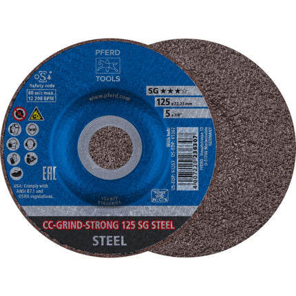 Afbeelding PFERD TOOLS afbraamschijf ergonomisch CC-GRIND-STRONG SG-STEEL