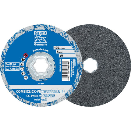 Afbeelding PFERD TOOLS combiclick-vliesschijven pner CC-PNER W 125 SiC F (1)