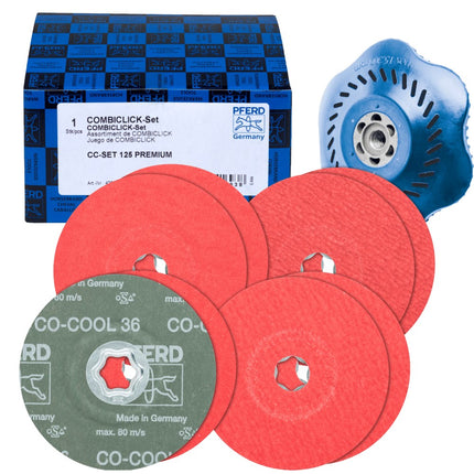 Afbeelding PFERD TOOLS combiclick-set CC-SET 125 PREMIUM