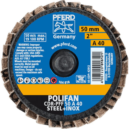 Afbeelding PFERD TOOLS lamellenschijf, vlak CD/CDR PFF A