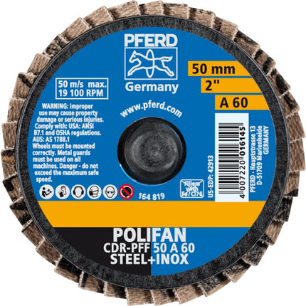 Afbeelding PFERD TOOLS lamellenschijf, vlak CD/CDR PFF A