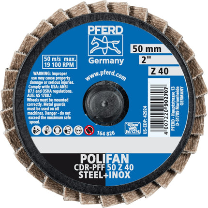 Afbeelding PFERD TOOLS lamellenschijf, vlak CD/CDR PFF Z