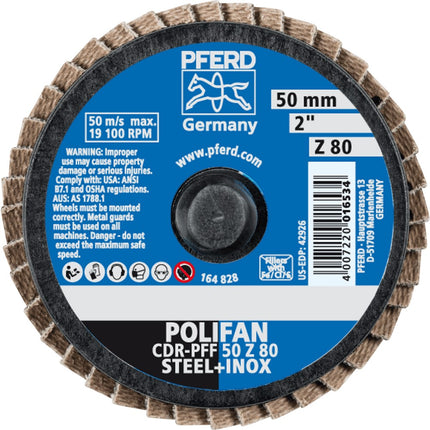 Afbeelding PFERD TOOLS lamellenschijf, vlak CD/CDR PFF Z