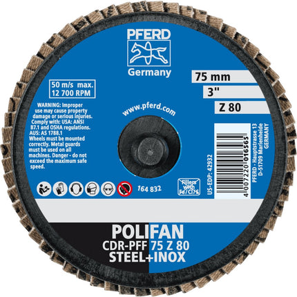 Afbeelding PFERD TOOLS lamellenschijf, vlak CD/CDR PFF Z