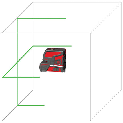 Levelfix CL202G Kruislijnlaser Groen Groene – 556122