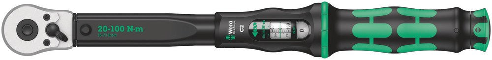 Click-Torque C 2 draaimomentsleutel met omschakelratel, 1/2 duim, 20 - 100 Nm