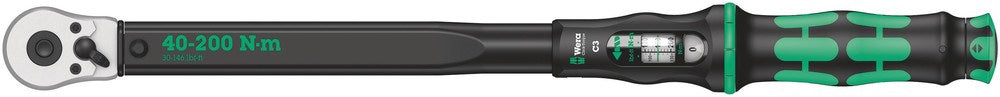 Click-Torque C 3 draaimomentsleutel met omschakelratel, 1/2 duim, 40 - 200 Nm