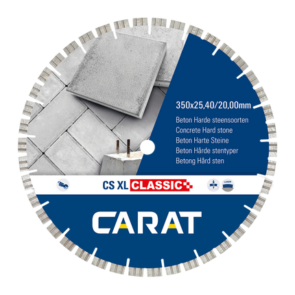 Carat Diamantzaag CSC XL CLASSIC Beton 350x25,40/20,00mm - CSCXL35042