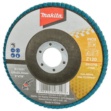 Makita Lamellenschuurschijf 125mm Z120 – D-74251
