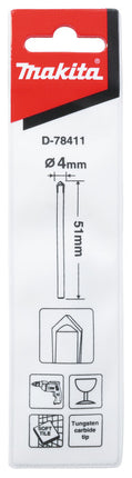 Makita Glasboor 4x51mm - D-78411