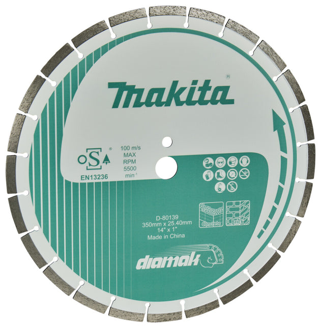 Makita Diamantschijf 350x25,4x3,2mm - D-80139