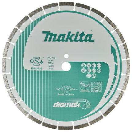 Makita Diamantschijf 350x25,4x3,2mm - D-80139