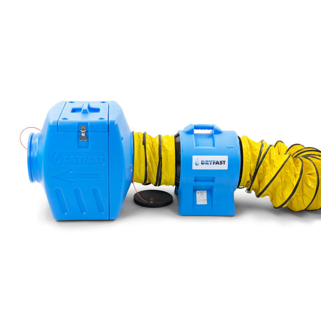 Dryfast Ventilator DAF3000 met Filterboxen Luchttransportslang 10m - DAF3000FB/10