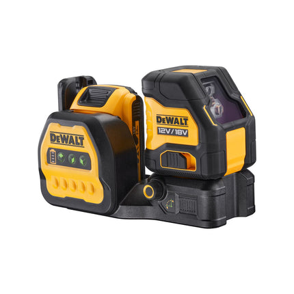 DeWALT DCE088D1G18-QW 12V/ 18V Kruislijnlaser Groen met 1X 2.0Ah accu