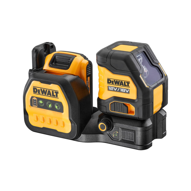 DeWALT DCE088D1G18-QW 12V/ 18V Kruislijnlaser Groen met 1X 2.0Ah accu