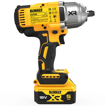 DeWalt DCF900P2T-QW 18V XR SLAGMOERSLEUTEL 1/2" BRUSHLESS HEAVY DUTY 1.898NM