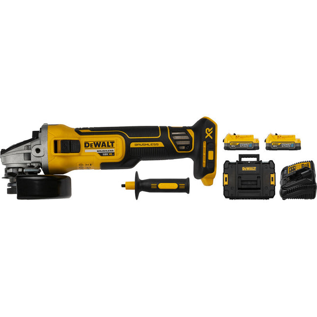 DeWalt DCG405H2T-QW 18V XR BRUSHLESS HAAKSE SLIJPER 125MM